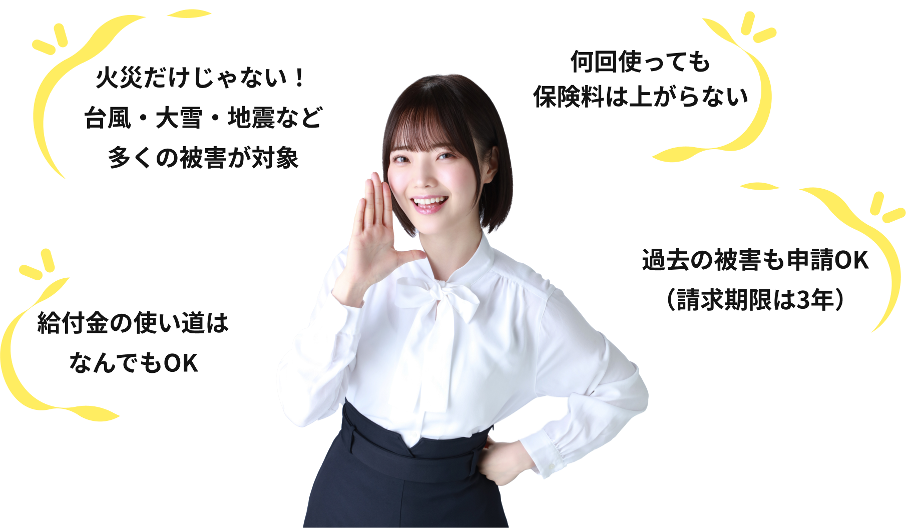 火災保険4つの特徴