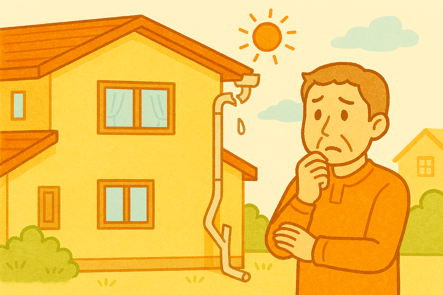 雨樋は火災保険で補償されますか？