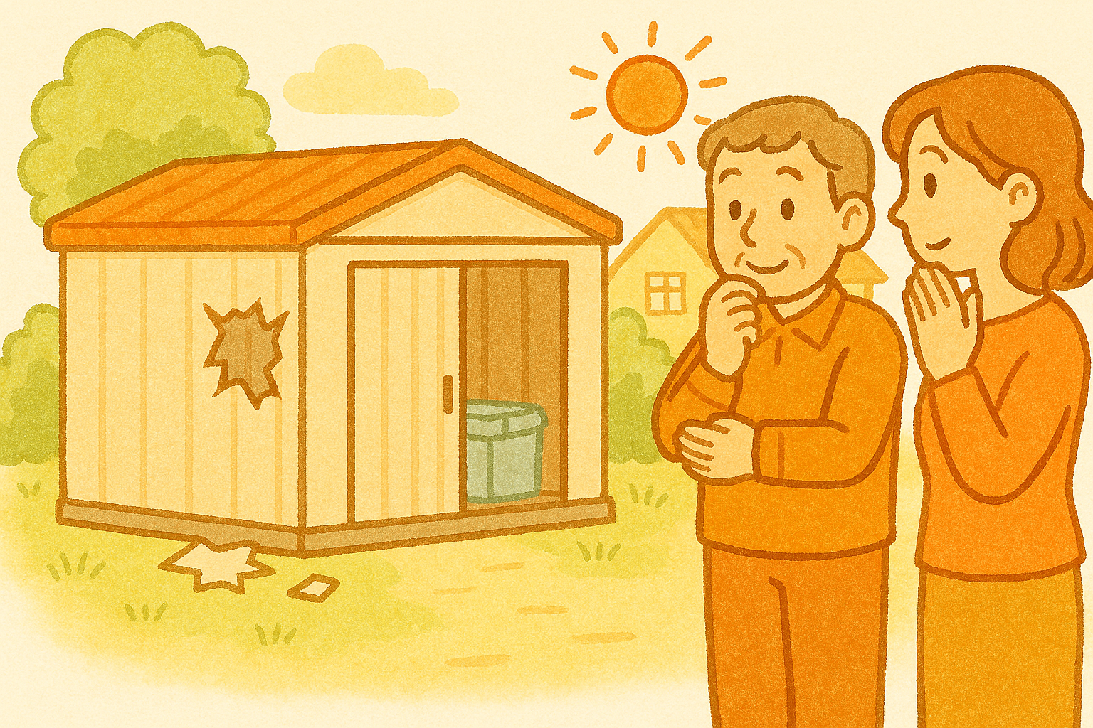 物置は火災保険で補償される？台風や火災での修理費用と申請のポイントを解説