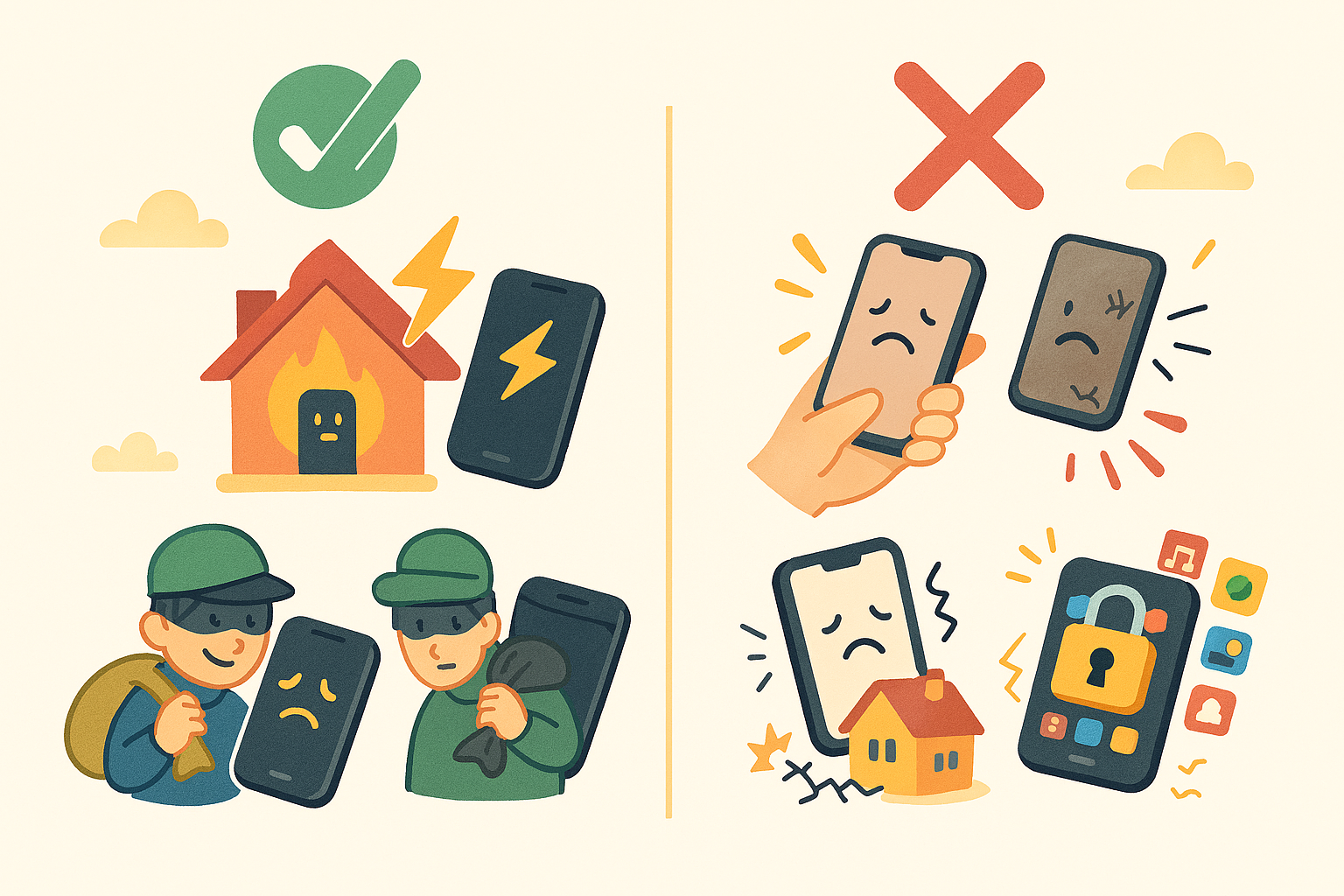 火災保険でスマホ破損は補償される？修理費用の申請条件と注意点をプロが解説