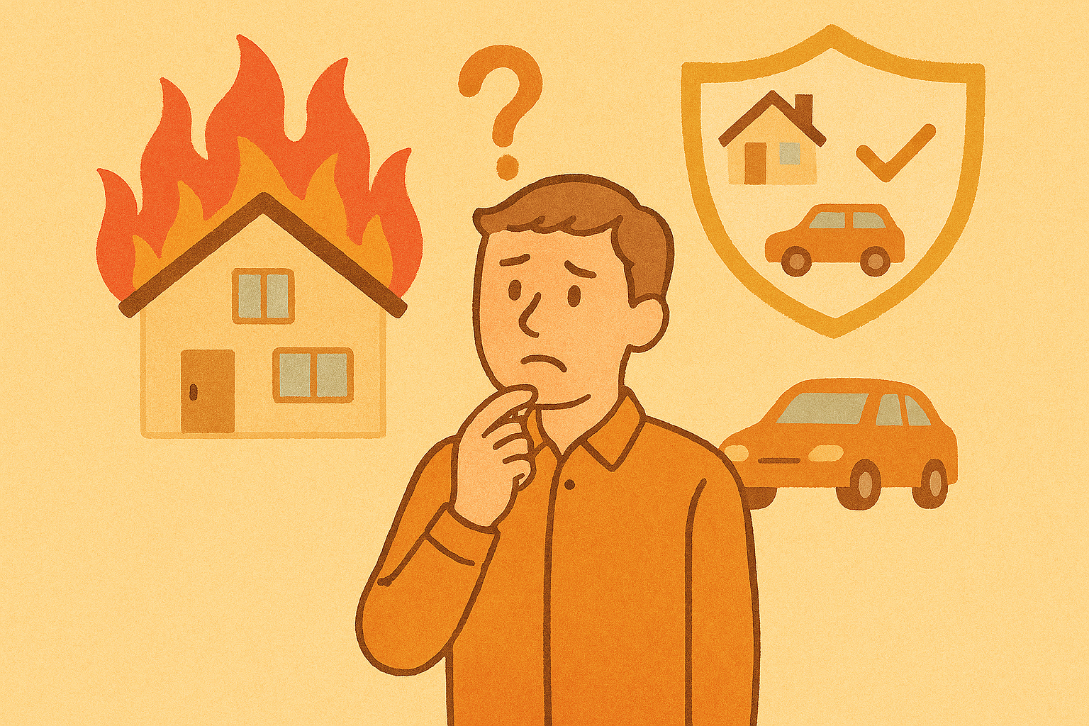 自動車保険と火災保険で補償が重複？無駄な保険料を抑えるチェックポイント